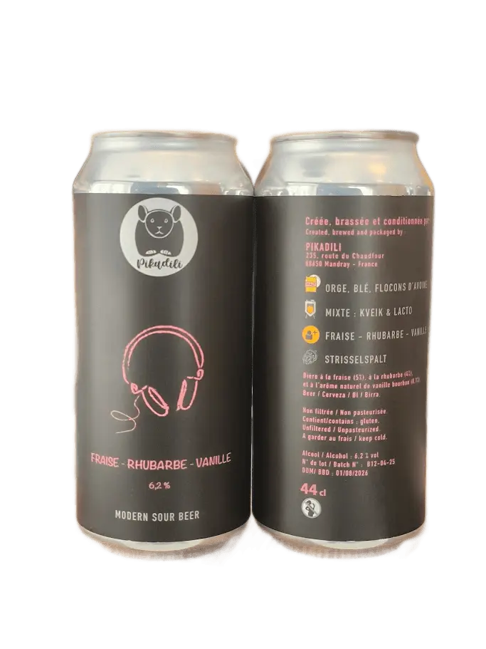 Fraise Rhubarbe Vanille